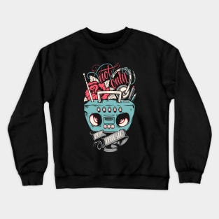 Radio not only for music Crewneck Sweatshirt